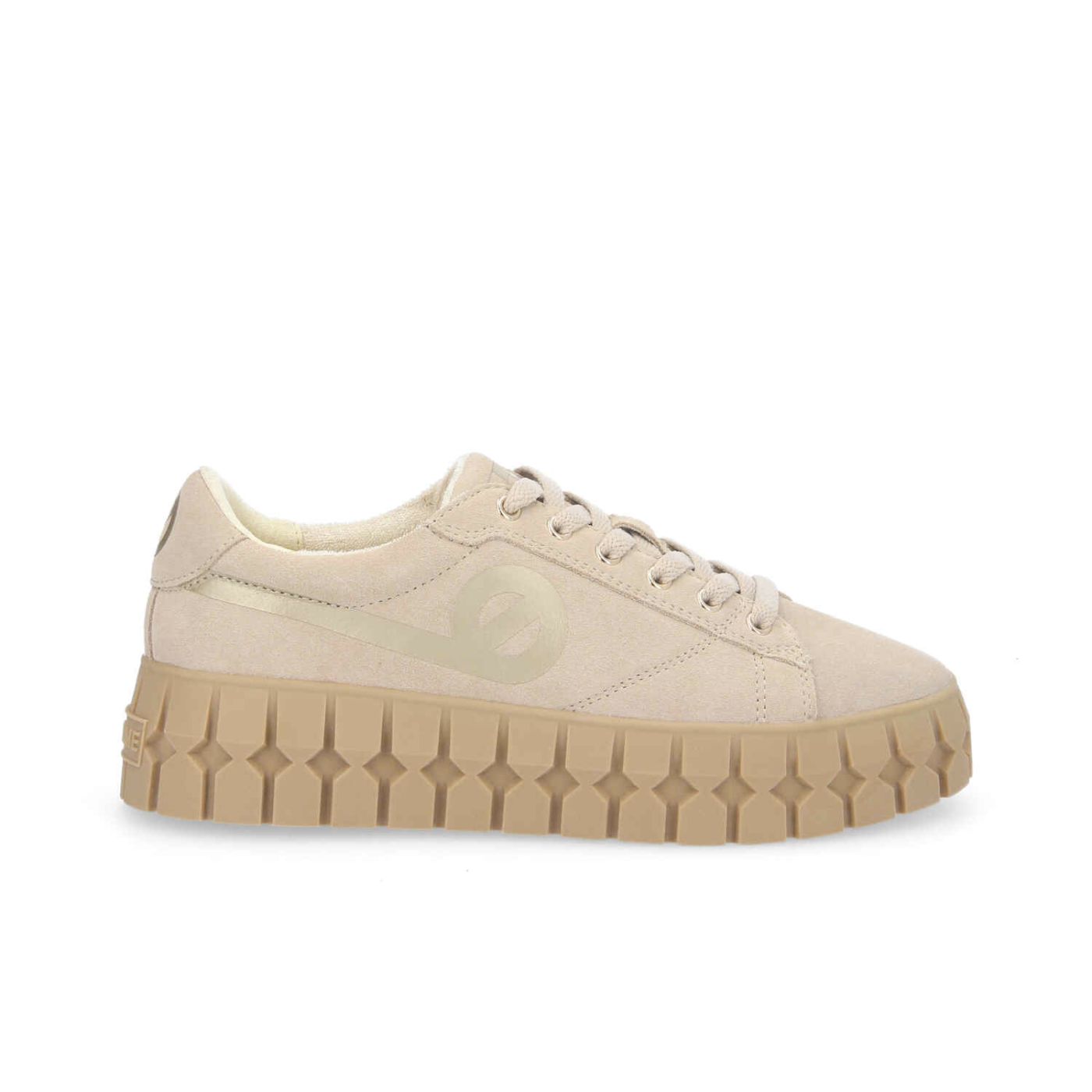 PLAY SNEAKER W  -  SUEDE/PRINT  - NUDE